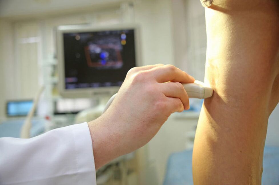 Ultraschall vun de Venen vun den ënneschten Extremitéiten